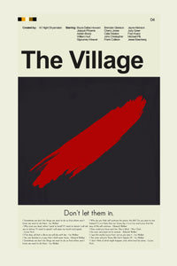 Load image into Gallery viewer, The Village - Red smear | 12&quot;x18&quot; or 18&quot;x24&quot; Print Only
