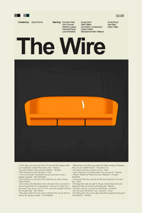 Load image into Gallery viewer, The Wire Inspired Mid-Century Modern Print | 12&quot;x18&quot; or 18&quot;x24&quot; Print only
