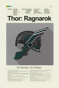 Load image into Gallery viewer, Thor: Ragnarok Mid-Century Modern Print | 12&quot;x18&quot; or 18&quot;x24&quot; Print only
