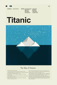 Load image into Gallery viewer, Titanic Mid-Century Modern Print | 12&quot;x18&quot; or 18&quot;x24&quot; Print only
