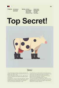 Load image into Gallery viewer, Top Secret! Mid-Century Modern Print | 12&quot;x18&quot; or 18&quot;x24&quot; Print only
