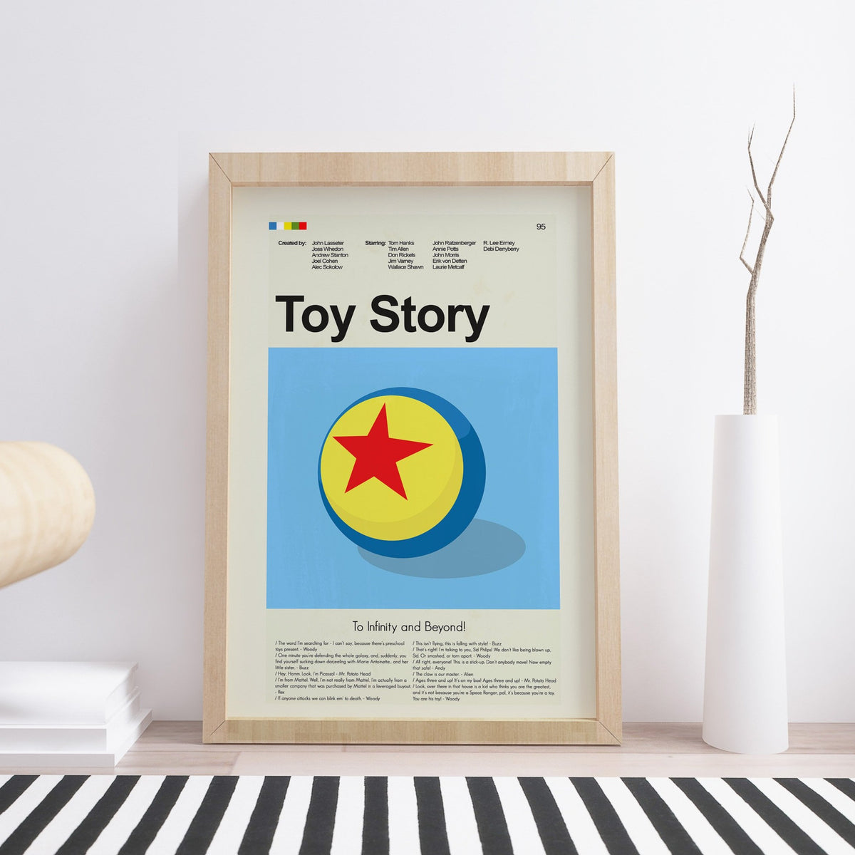 Toy Story Mid-Century Modern Print | 12"x18" or 18"x24" Print only