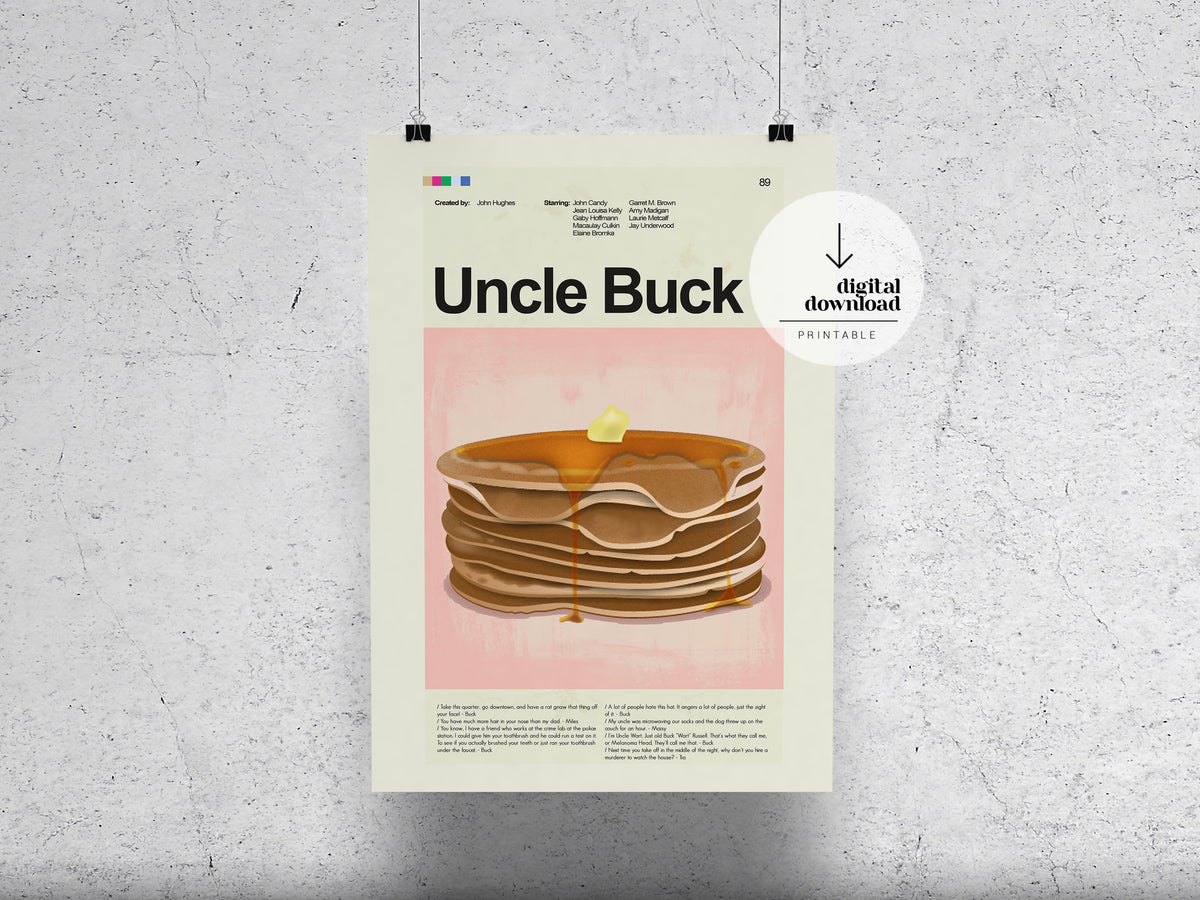 Uncle Buck | DIGITAL ARTWORK DOWNLOAD