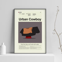 Load image into Gallery viewer, Urban Cowboy Mid-Century Modern Print | 12&quot;x18&quot; or 18&quot;x24&quot; Print only
