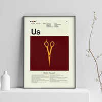 Load image into Gallery viewer, Us (Jordan Peele) Inspired Mid-Century Modern Print | 12&quot;x18&quot; or 18&quot;x24&quot; Print only
