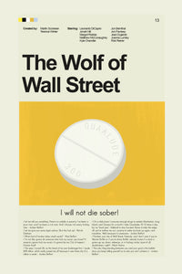 Load image into Gallery viewer, The Wolf of Wall Street Inspired Mid-Century Modern Print | 12&quot;x18&quot; or 18&quot;x24&quot; Print only
