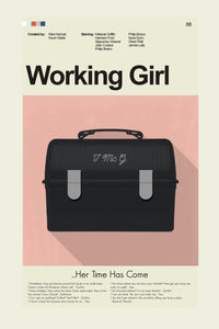 Load image into Gallery viewer, Working Girl - Monogrammed Lunchbox | 12&quot;x18&quot; or 18&quot;x24&quot; Print only
