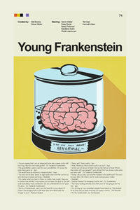 Load image into Gallery viewer, Young Frankenstein Inspired Mid-Century Modern Print | 12&quot;x18&quot; or 18&quot;x24&quot; Print only
