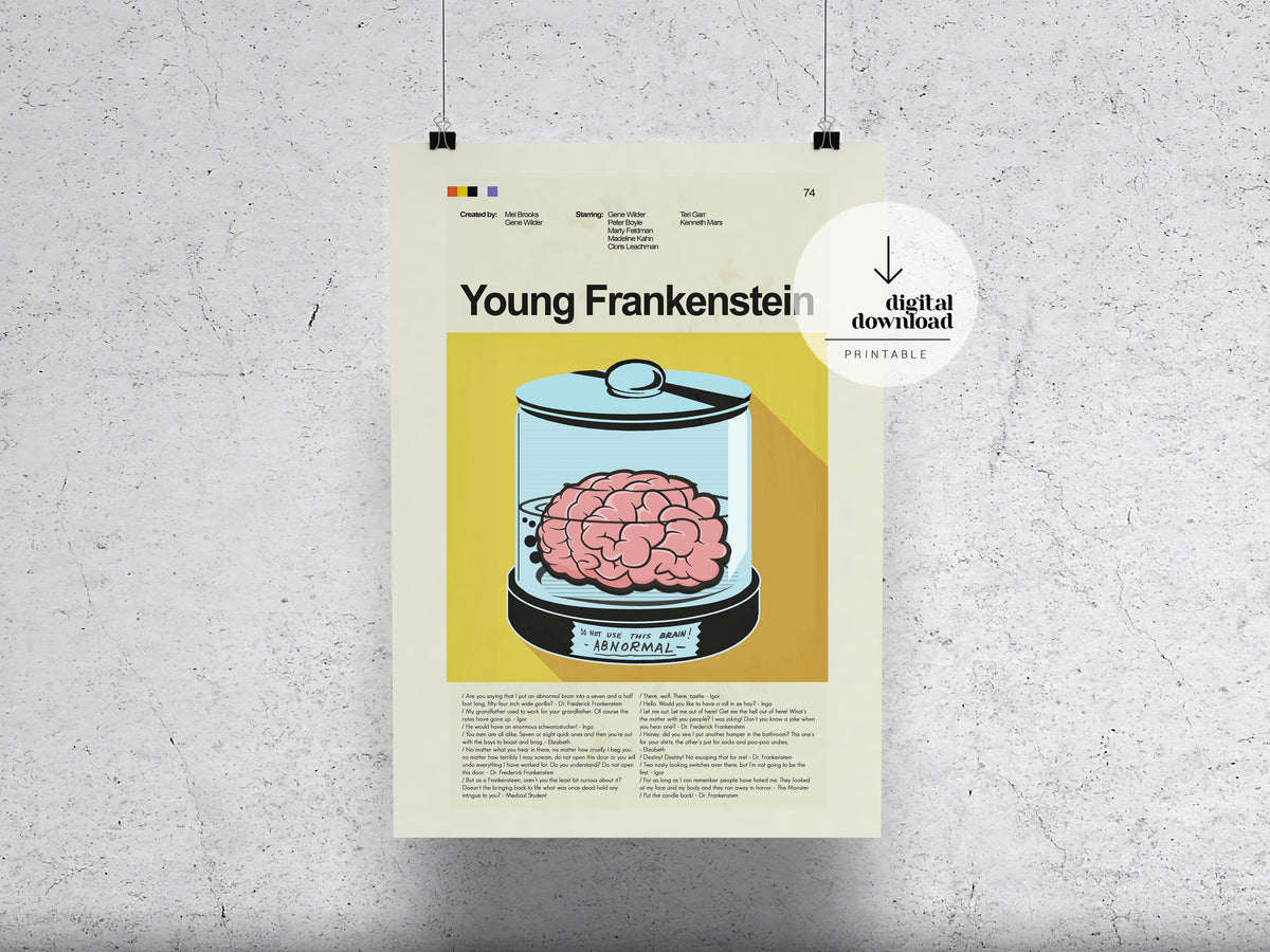 Young Frankenstein | DIGITAL ARTWORK DOWNLOAD