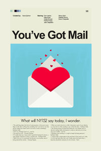 Load image into Gallery viewer, You&#39;ve Got Mail Inspired Mid-Century Modern Print | 12&quot;x18&quot; or 18&quot;x24&quot; Print only
