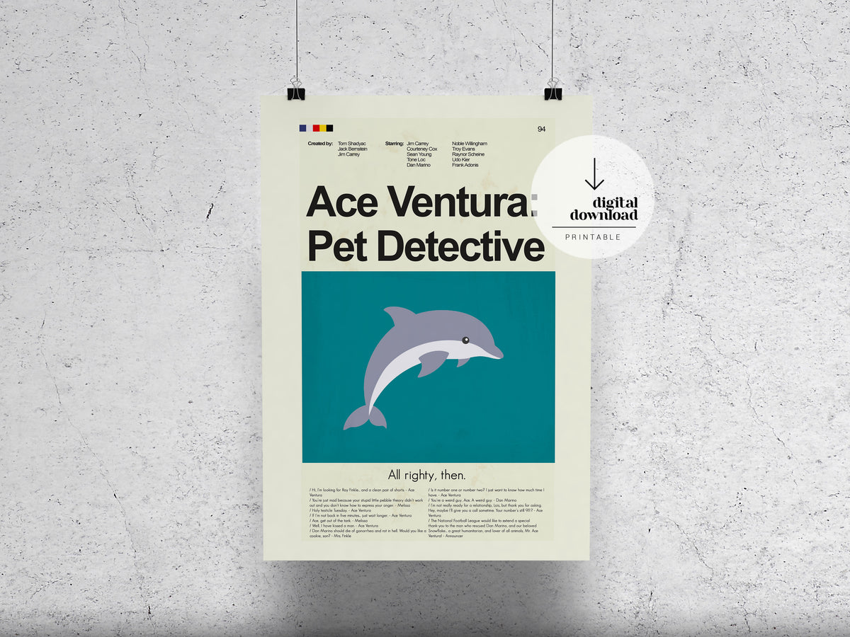 Ace Ventura: Pet Detective | DIGITAL ARTWORK DOWNLOAD