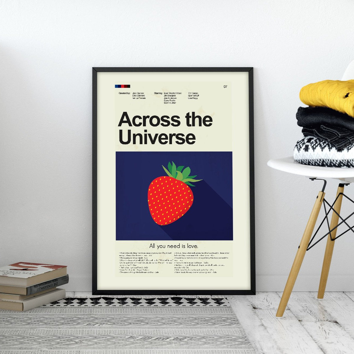Across the Universe - Strawberry | 12"x18" or 18"x24" Print only