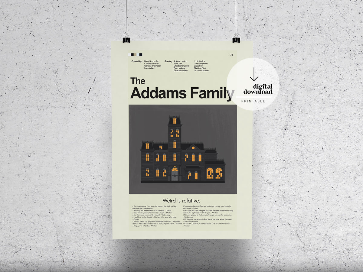 The Addams Family | DIGITAL ARTWORK DOWNLOAD