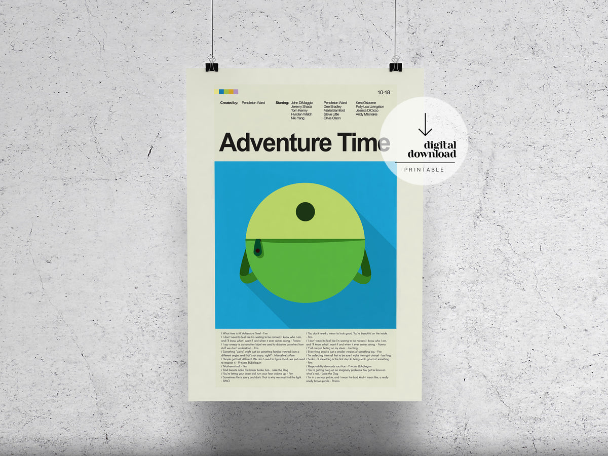 Adventure Time | DIGITAL ARTWORK DOWNLOAD