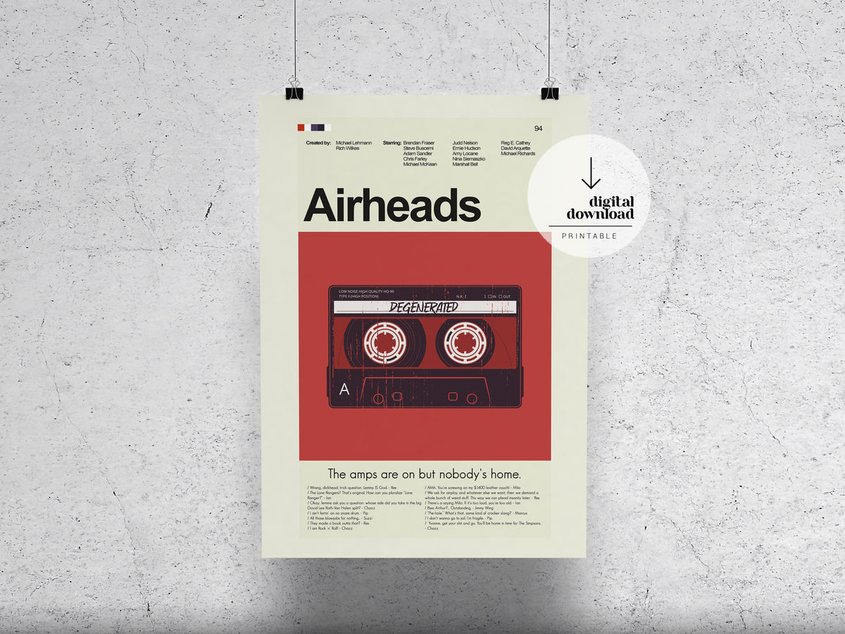 Airheads | DIGITAL ARTWORK DOWNLOAD