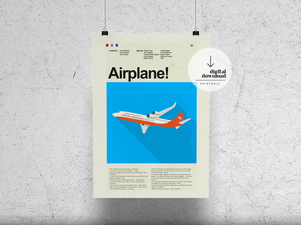 Airplane! | DIGITAL ARTWORK DOWNLOAD