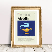 Load image into Gallery viewer, Aladdin - Genie Lamp | 12&quot;x18&quot; Print Only

