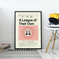 Load image into Gallery viewer, A League of Their Own - Rockford Peaches | 12&quot;x18&quot; or 18&quot;x24&quot; Print only
