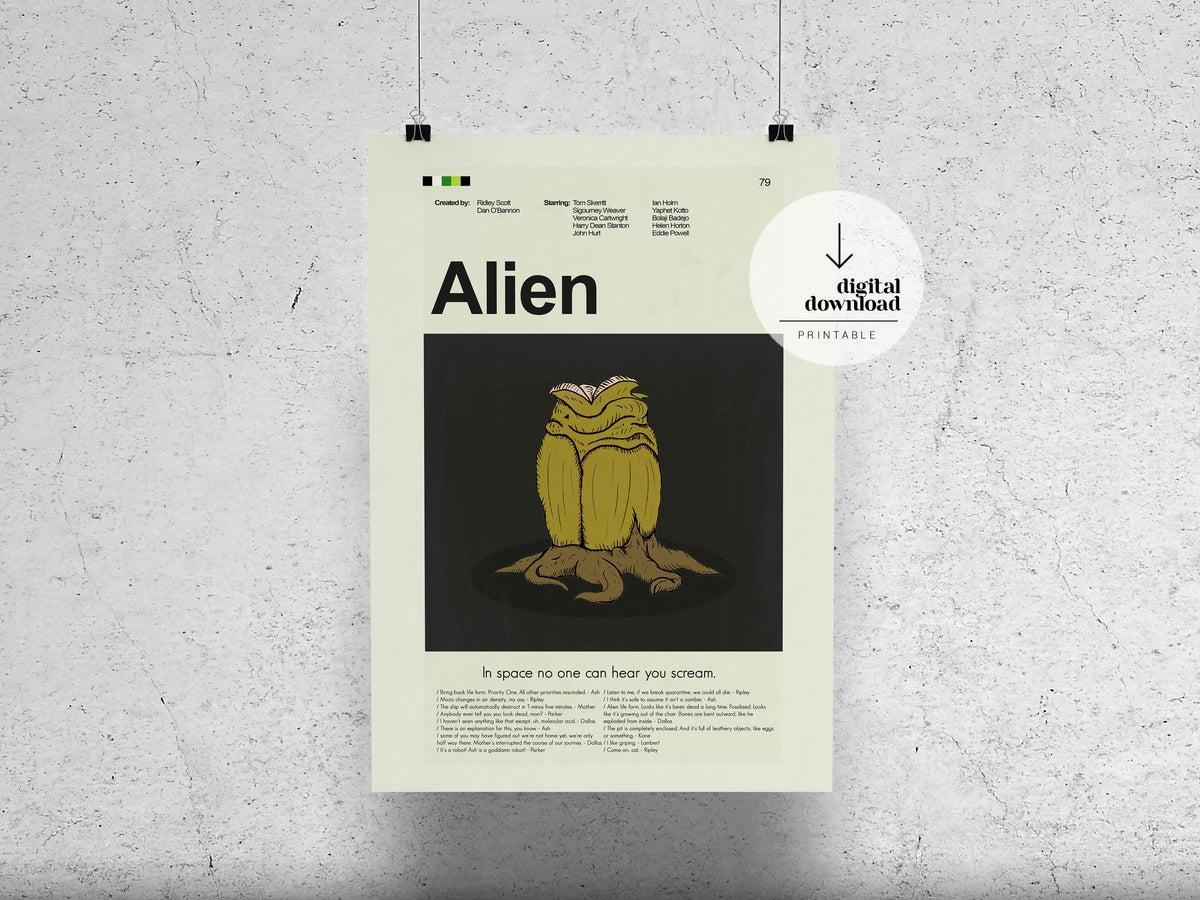 Alien | DIGITAL ARTWORK DOWNLOAD