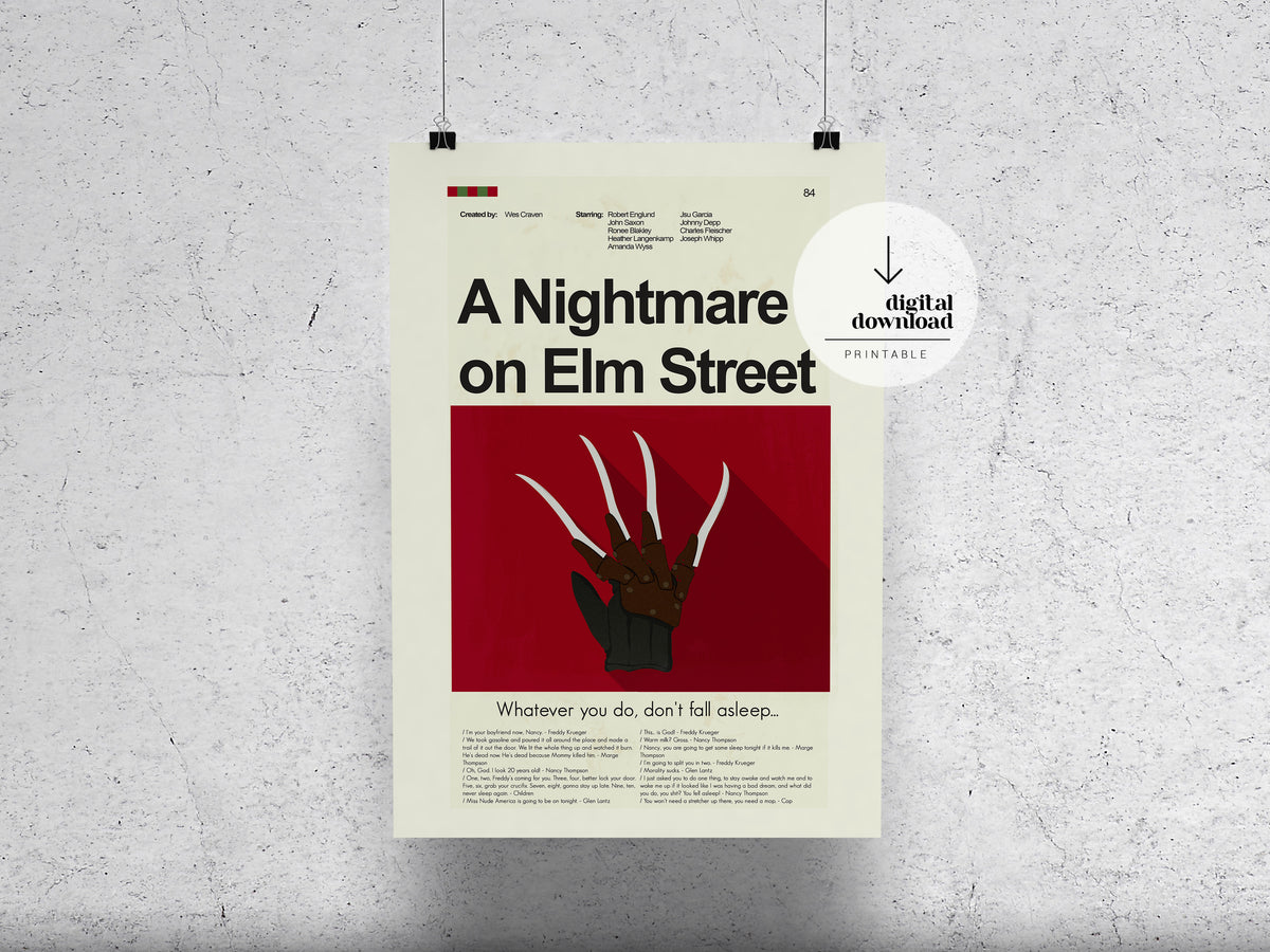 A Nightmare on Elm Street | DIGITAL ARTWORK DOWNLOAD