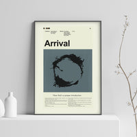 Load image into Gallery viewer, Arrival Inspired Mid-Century Modern Print | 12&quot;x18&quot; or 18&quot;x24&quot; Print only
