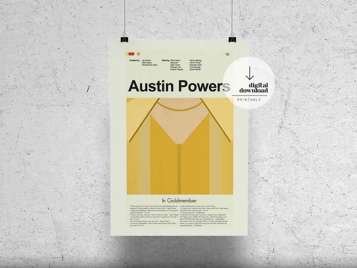 Austin Powers in Goldmember | DIGITAL ARTWORK DOWNLOAD