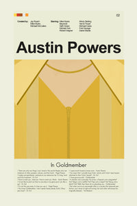 Load image into Gallery viewer, Austin Powers in Goldmember - Gold Suit | 12&quot;x18&quot; or 18&quot;x24&quot; Print only
