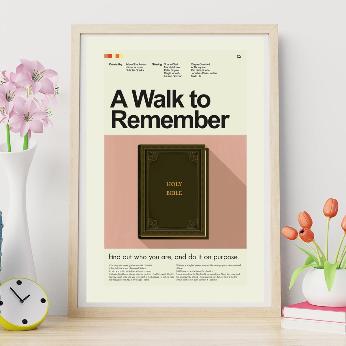 A Walk to Remember - Bible | 12"x18" or 18"x24" Print only