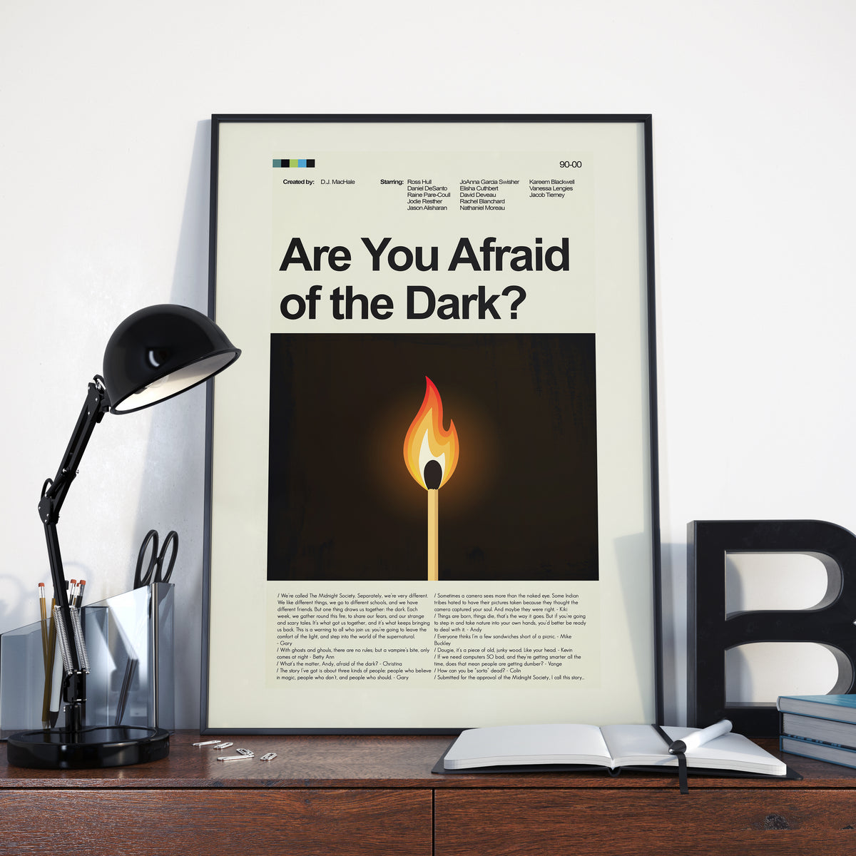 Are You Afraid of the Dark? - Lit Match | 12"x18" or 18"x24" Print only