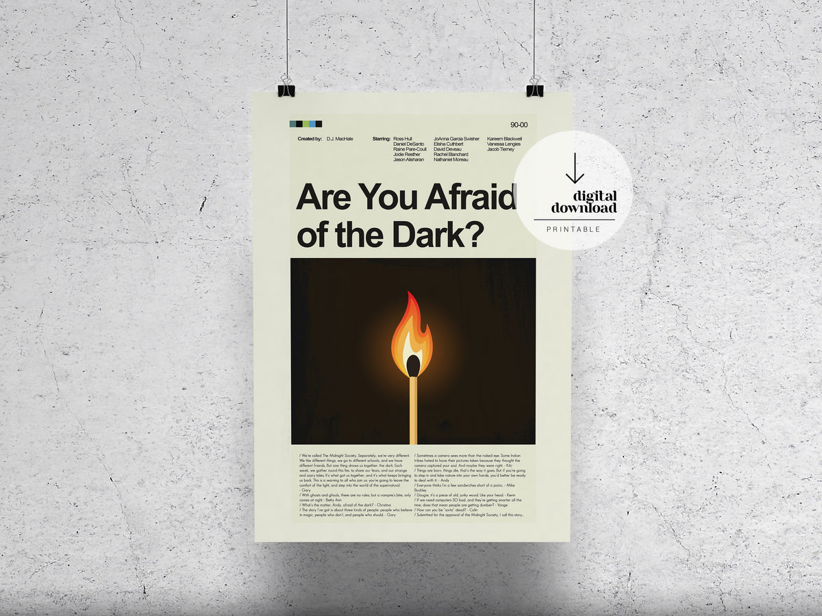 Are You Afraid of the Dark? | DIGITAL ARTWORK DOWNLOAD