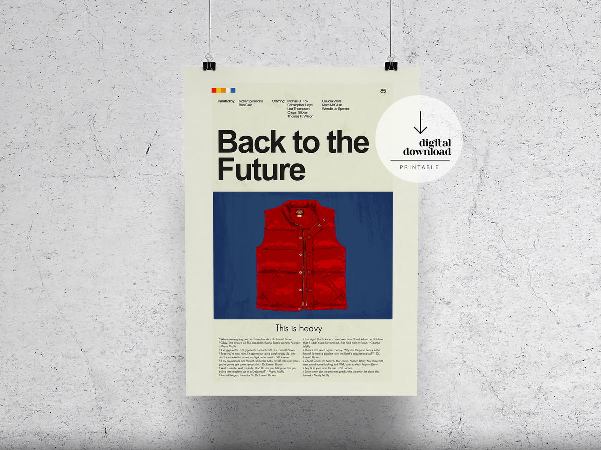 Back to the Future | DIGITAL ARTWORK DOWNLOAD