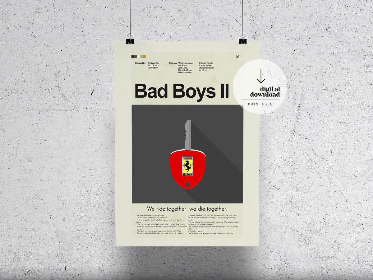Bad Boys II | DIGITAL ARTWORK DOWNLOAD