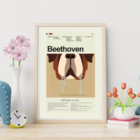 Load image into Gallery viewer, Beethoven Inspired Mid-Century Modern Print | 12&quot;x18&quot; or 18&quot;x24&quot; Print only
