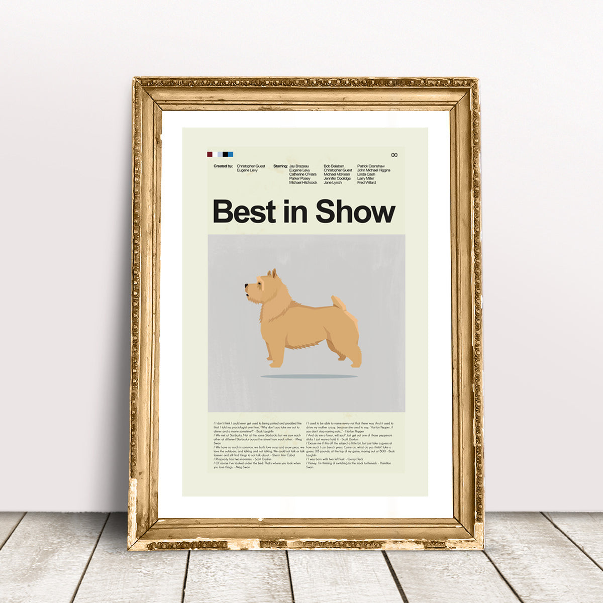 Best in Show Inspired Mid-Century Modern Print | 12"x18" or 18"x24" Print only