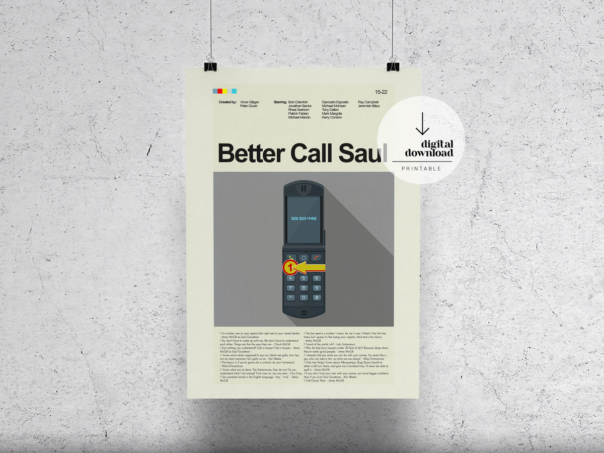 Better Call Saul | DIGITAL ARTWORK DOWNLOAD
