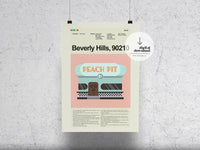 Load image into Gallery viewer, Beverly Hills, 90210 | DIGITAL ARTWORK DOWNLOAD
