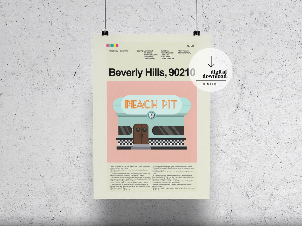 Beverly Hills, 90210 | DIGITAL ARTWORK DOWNLOAD