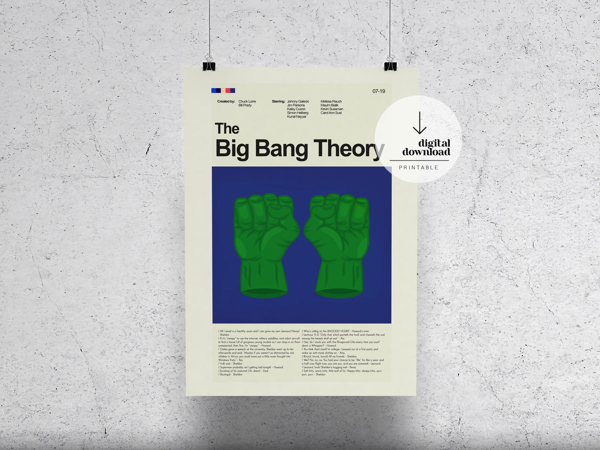 The Big Bang Theory | DIGITAL ARTWORK DOWNLOAD