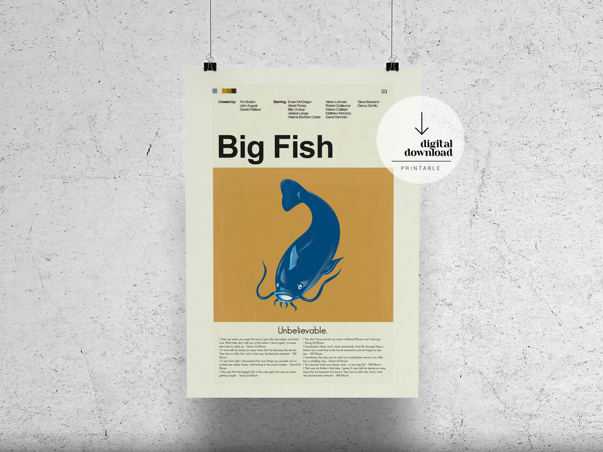 Big Fish | DIGITAL ARTWORK DOWNLOAD