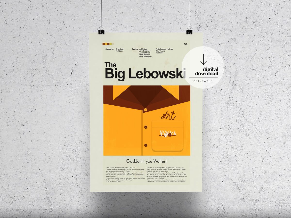 The Big Lebowski | DIGITAL ARTWORK DOWNLOAD