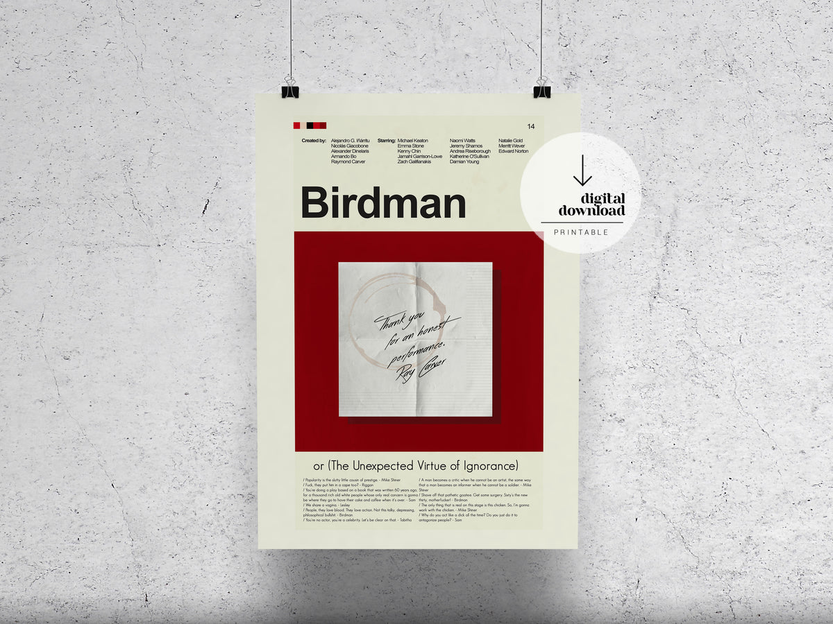 Birdman | DIGITAL ARTWORK DOWNLOAD