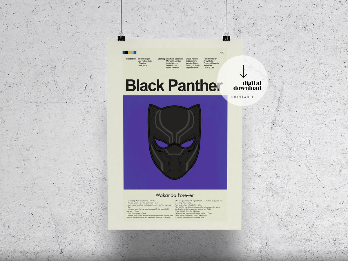 Black Panther | DIGITAL ARTWORK DOWNLOAD
