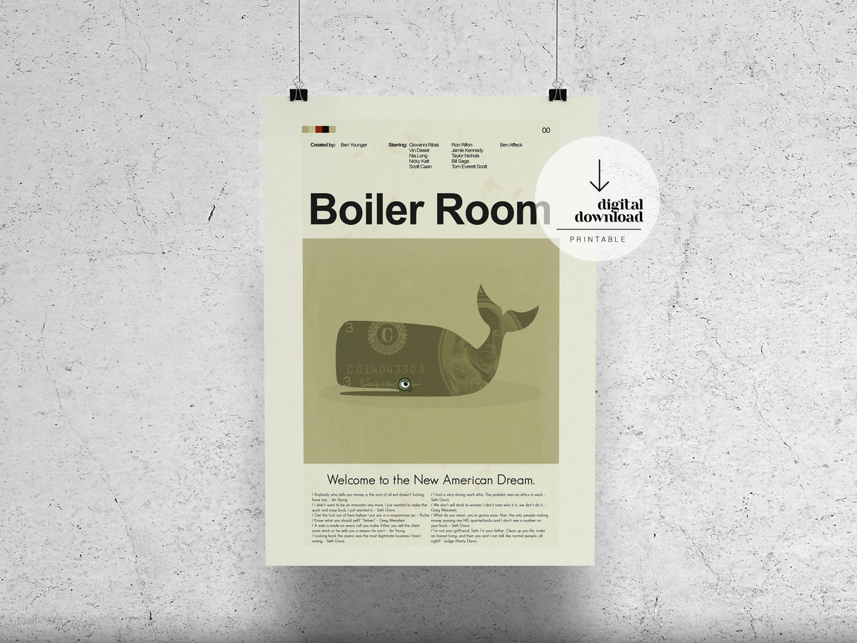 Boiler Room | DIGITAL ARTWORK DOWNLOAD