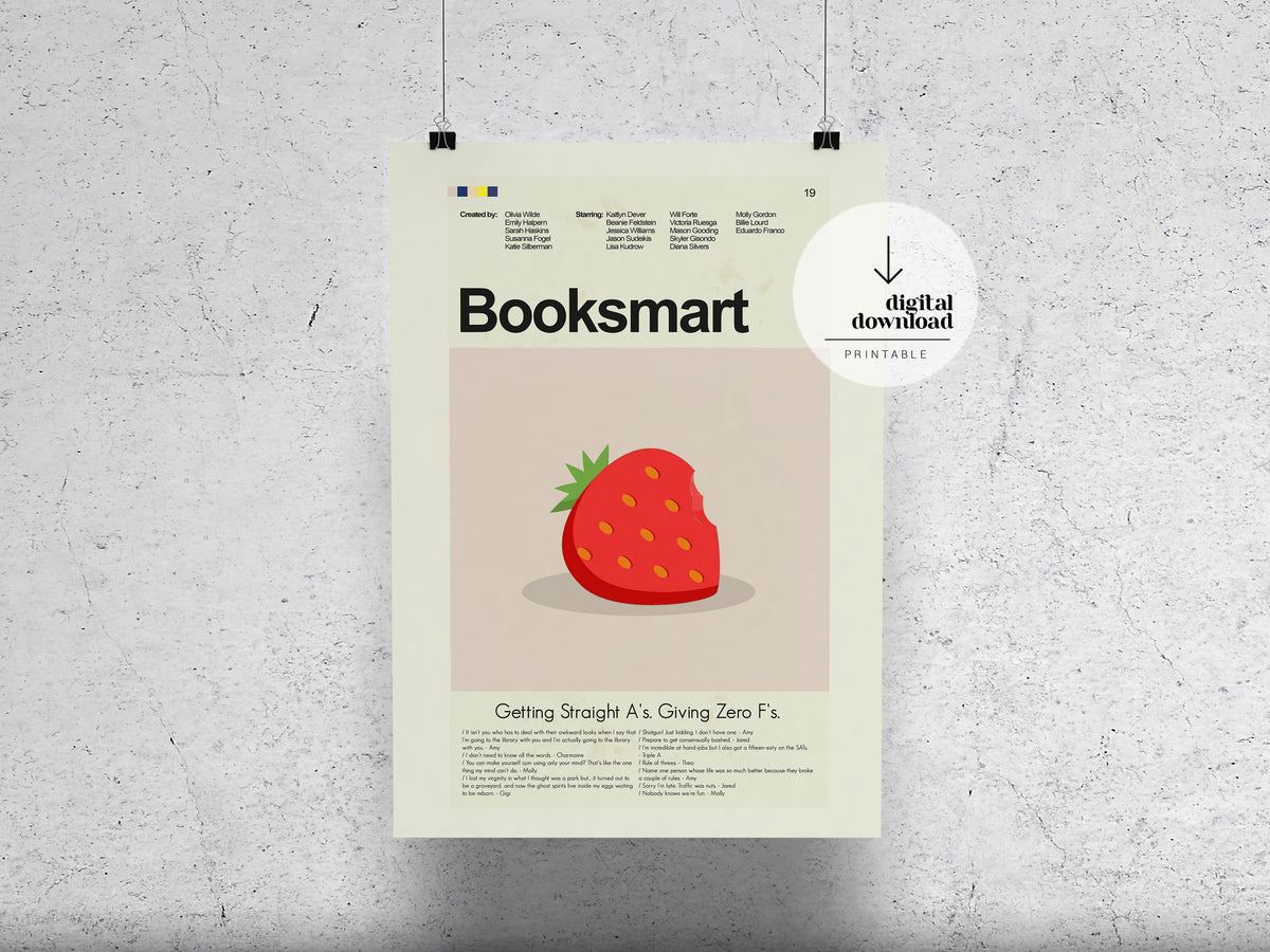 Booksmart | DIGITAL ARTWORK DOWNLOAD