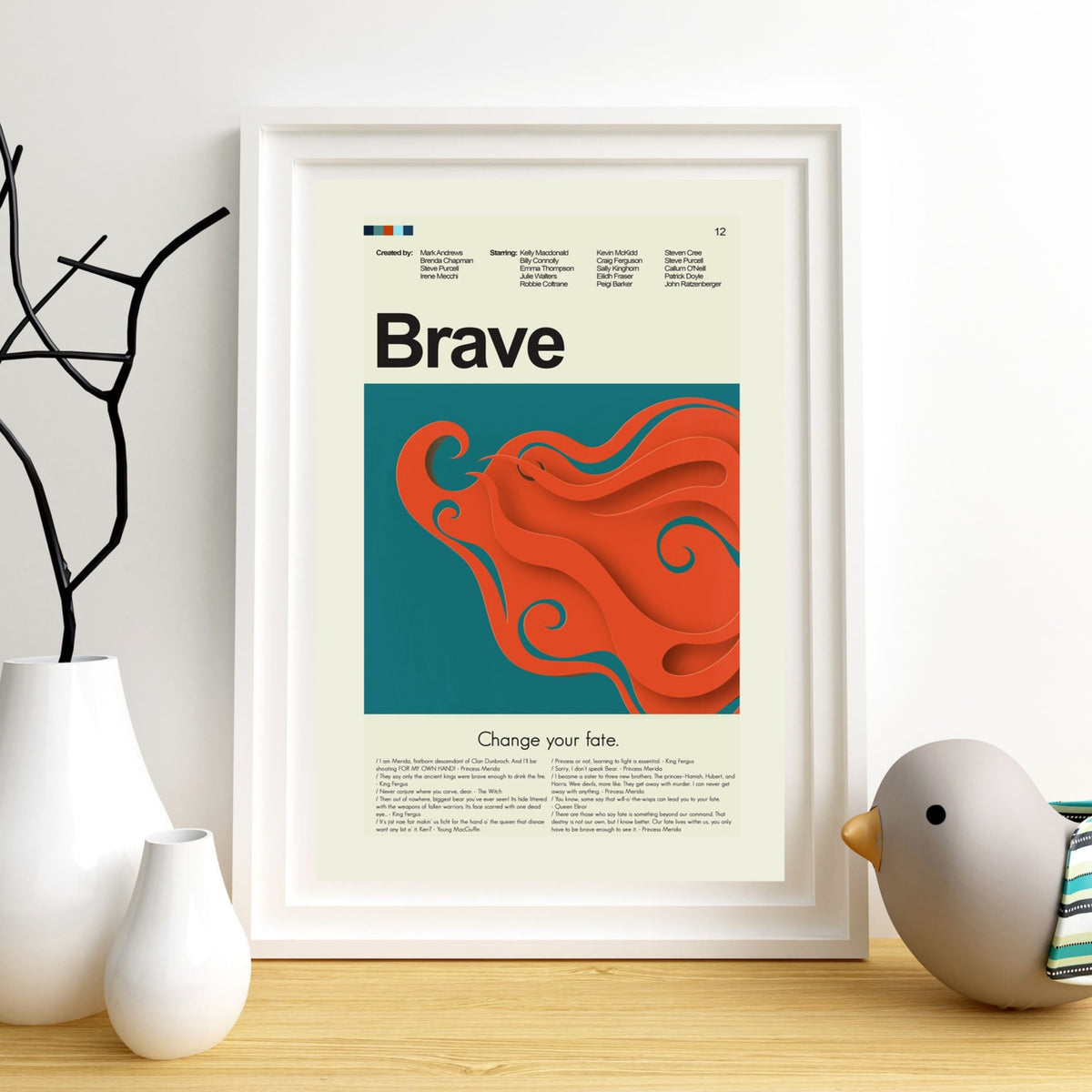 Brave - Merida | 12"x18" or 18"x24" Print Only