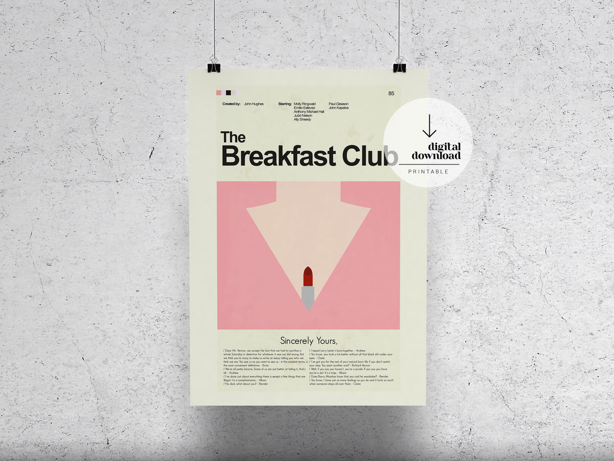 The Breakfast Club | DIGITAL ARTWORK DOWNLOAD