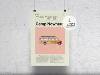 Load image into Gallery viewer, Camp Nowhere | DIGITAL ARTWORK DOWNLOAD
