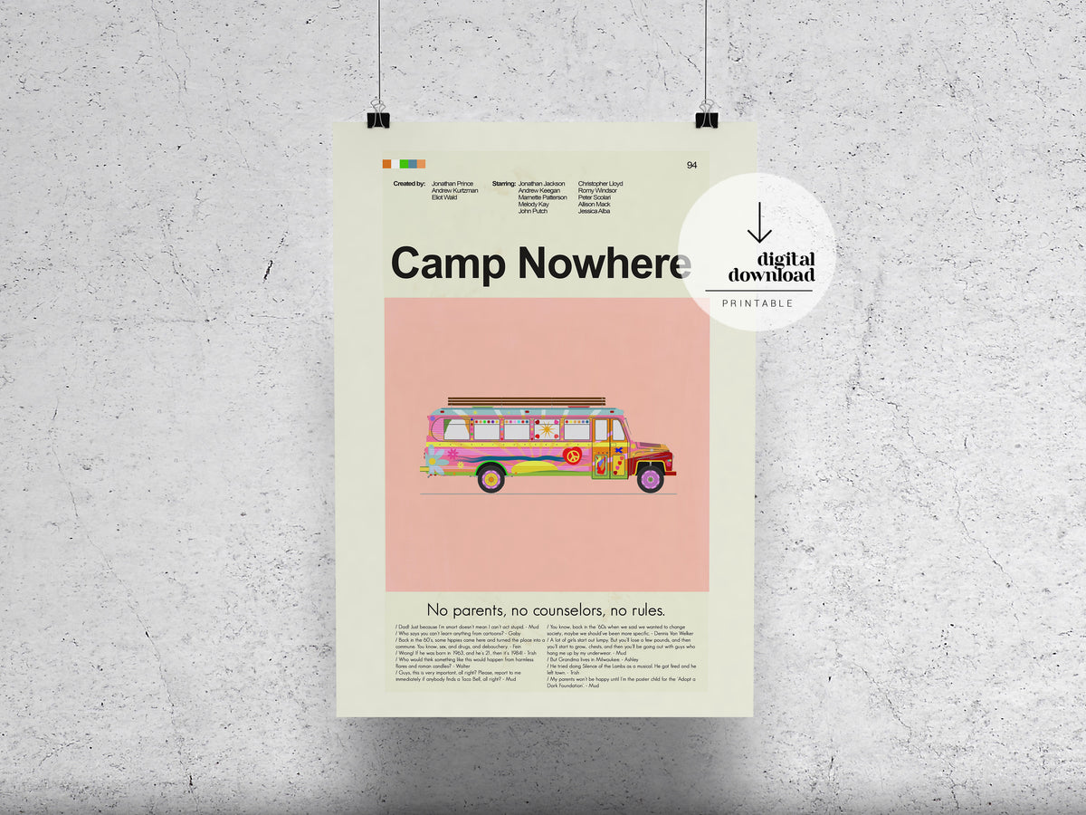 Camp Nowhere | DIGITAL ARTWORK DOWNLOAD