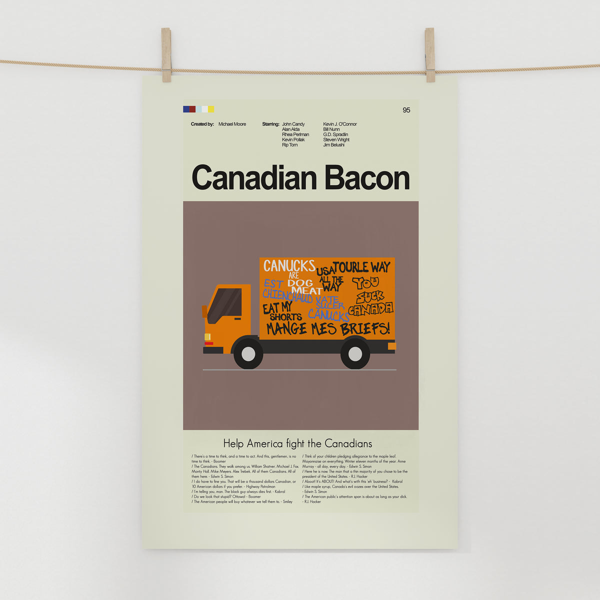Canadian Bacon - Graffiti Truck  | 12"x18" or 18"x24" Print only