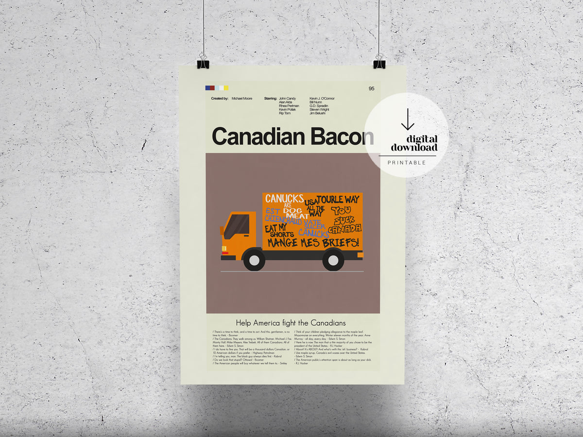 Canadian Bacon | DIGITAL ARTWORK DOWNLOAD